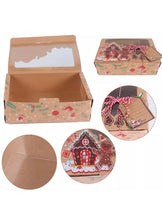 Gingerbread Christmas cup Cake Muffin Cookie Cake Box   x1pcs Santas Workshop Direct