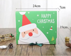Green Christmas Cup Cake Candy Cookie Box 24 cm Santas Workshop Direct