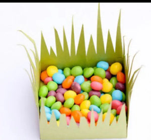 Green Easter Basket Bunny Bags / Bucket x 10 pc Santas Workshop Direct