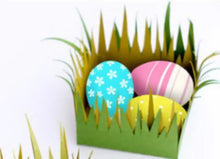 Green Easter Basket Bunny Bags / Bucket x 10 pc Santas Workshop Direct
