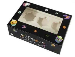 Halloween cookies / cup cake / candy / biscuits boxes x 6 pc Santas Workshop Direct