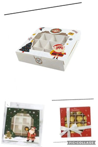 Mixed designs Christmas cookie candy / box x 40 pc Santas Workshop Direct