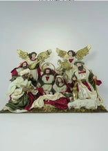 Christmas Nativity with angels scene with manger  -51 cm Santas Workshop Direct