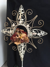 PRE ORDER 16 Christmas Star with Holy Family/ Tree Topper - 40 cm Santas Workshop Direct