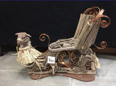 PRE ORDER Camel 60 cm - Driftwood style Santas Workshop Direct