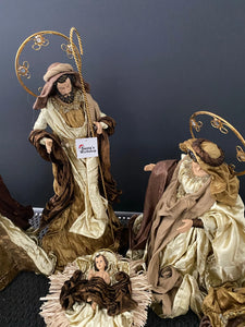 PRE ORDER Christmas Nativity set / scene with manger 35 -51 cm approx Santas Workshop Direct
