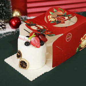 PRE ORDER Christmas cake box 20 cm Santas Workshop Direct
