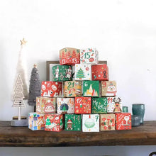 PRE ORDER Christmas cookie boxes advent calendars x24 pc Santas Workshop Direct
