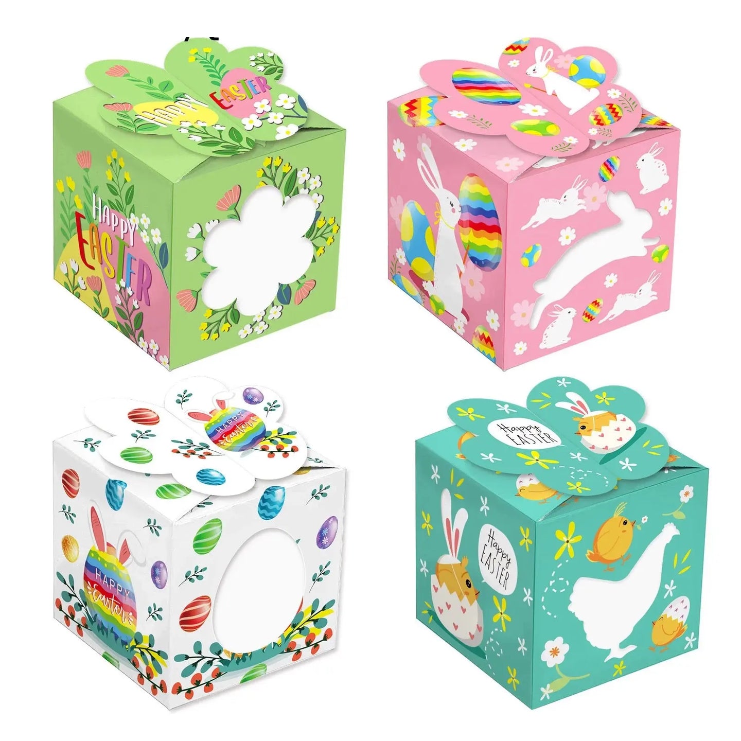 PRE ORDER Easter Basket Bunny Bags / Bucket / cookie gift box x 60pcs Santas Workshop Direct