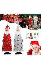 PRE ORDER Grey Santa Advent calendar large 114 cm Santas Workshop Direct