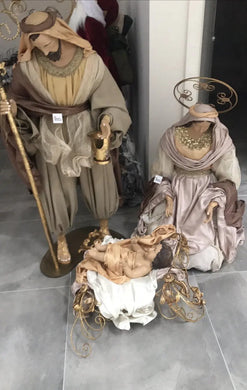 PRE ORDER Large Christmas Holy Family  approx 170 cm Santas Workshop Direct