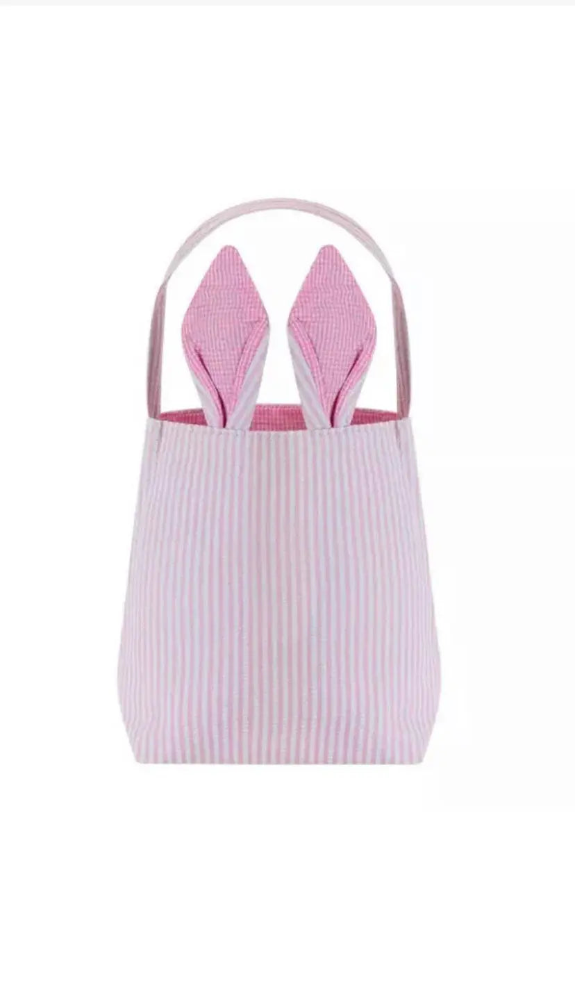 Pink Easter Basket Bunny Bags / Bucket plainx 1pc Santas Workshop Direct