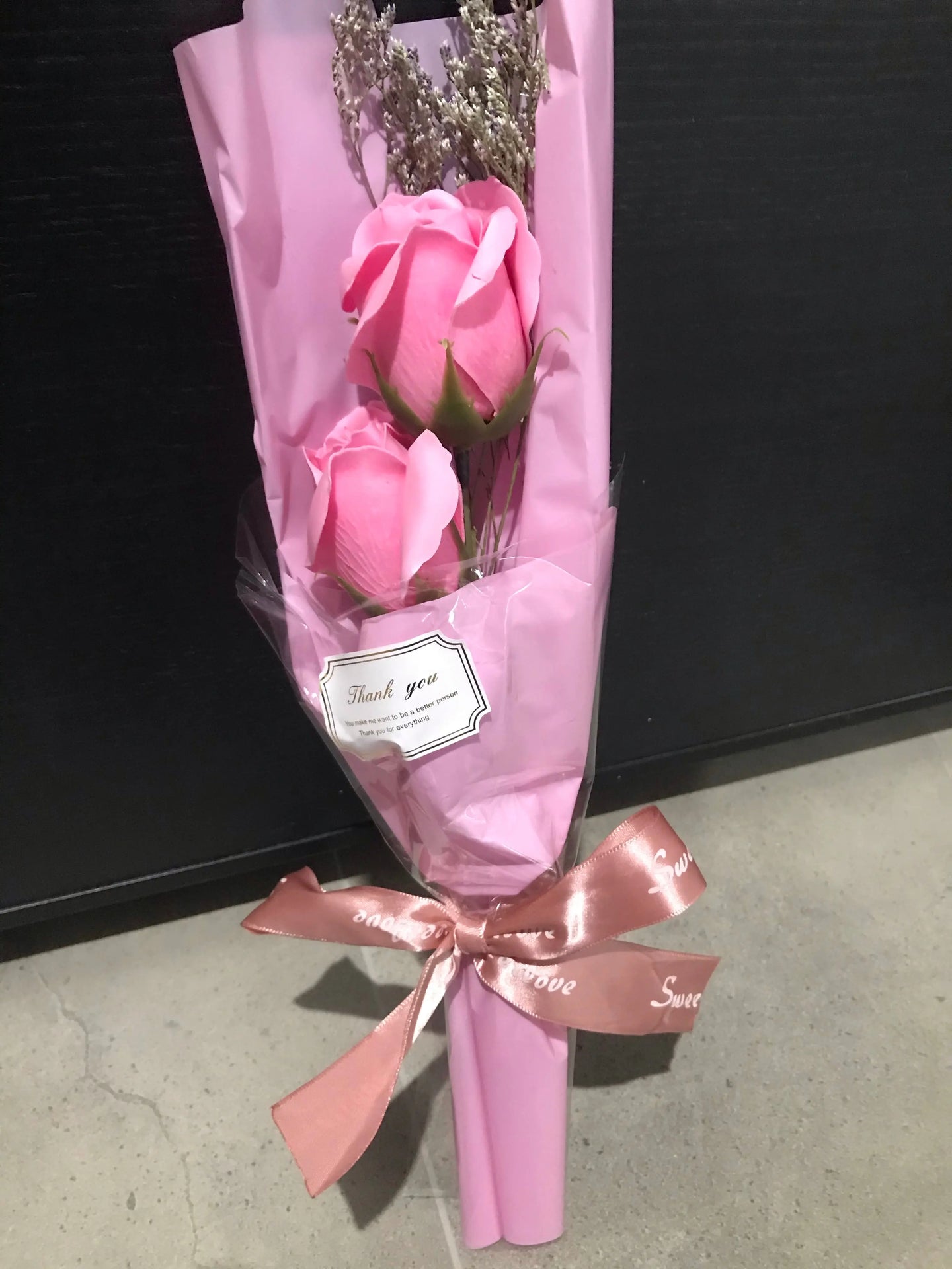 Pink Rose Soap  Flower / Valentines Day / Mothers Day Santas Workshop Direct