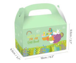 Pre Order Easter Basket Bunny Bags / Bucket / cookie gift box x100 pcs Santas Workshop Direct