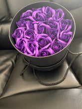 Purple Soap flowers bouquet Mothers Day / Valentines Day / Birthday / Anniversary / Wedding Santas Workshop Direct