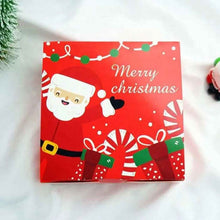 6 pcs Red Christmas themed cookie gift bakery box