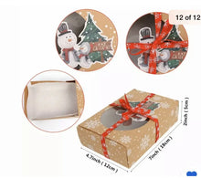 Santa / Elf storage box / cookies / cake / lollies x 6 pcs Santas Workshop Direct