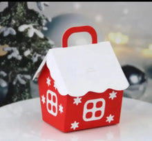 Santa Claus Christmas cookie house box x 100pcd Santas Workshop Direct