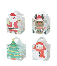 Transparent Christmas cookie gift box 12pc Santas Workshop Direct
