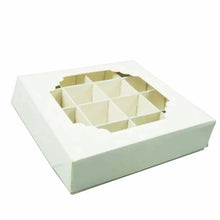 White cookie chocolate candy bakery  box x10 pcs - Santas Workshop Direct